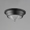 Maxim Lighting Hargreaves 1-Light Flush Mount, Black 10390PRBK - alternate 4